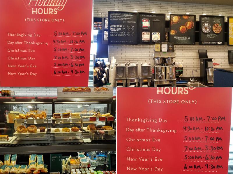 Starbucks Coffee Company Menu