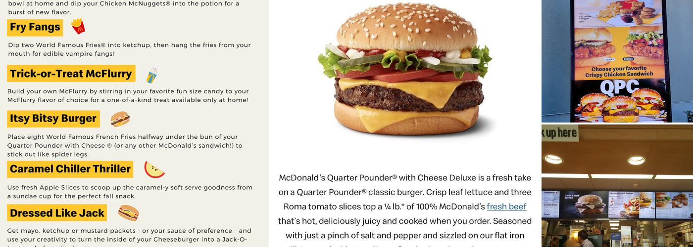 McDonald's Menu