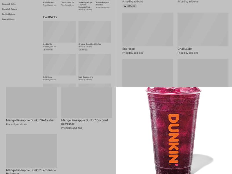 Dunkin' Menu