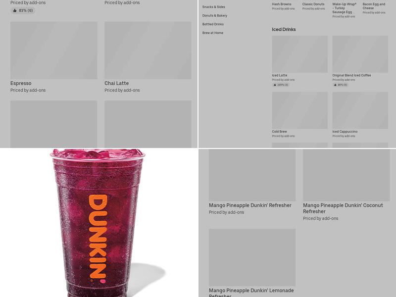 Dunkin' Menu