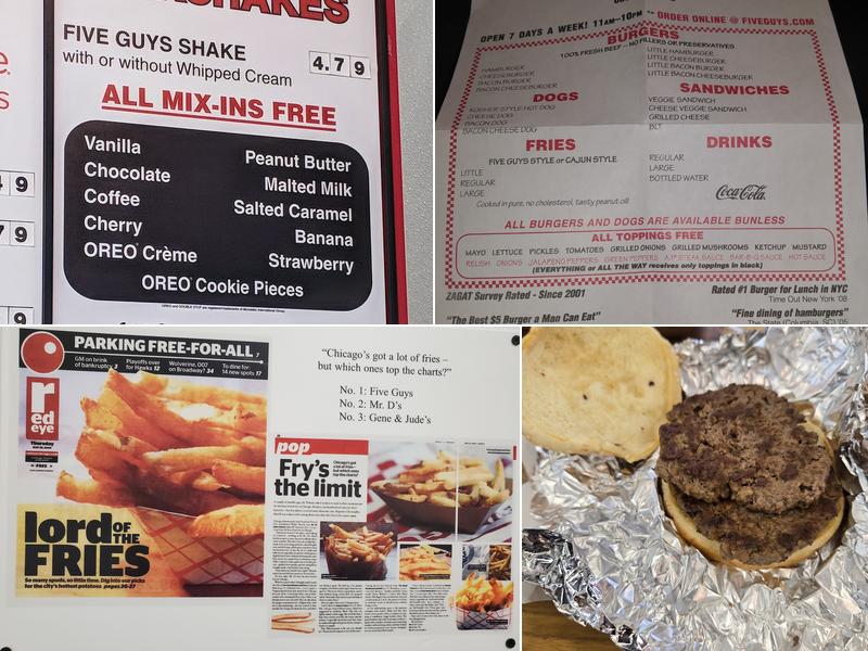 Five Guys Menu