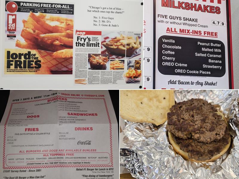 Five Guys Menu