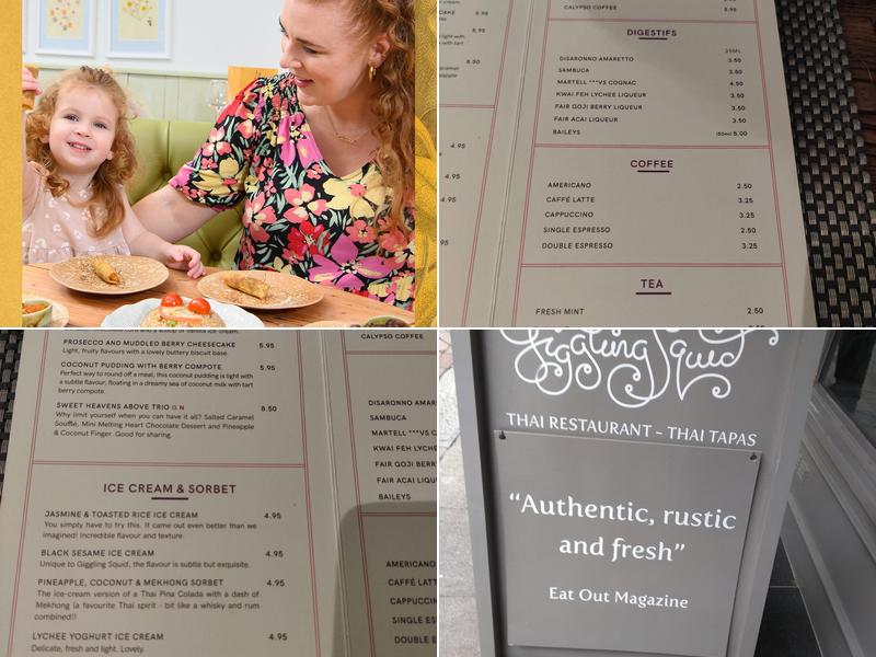 Giggling Squid - Bury St Edmunds Menu