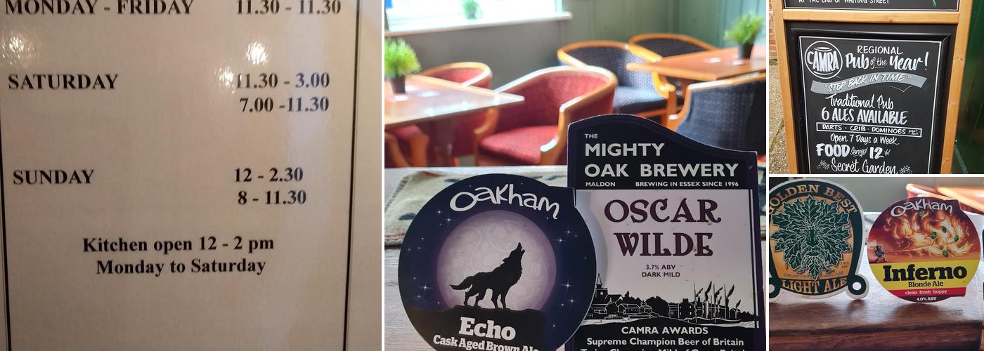 The Rose & Crown Menu