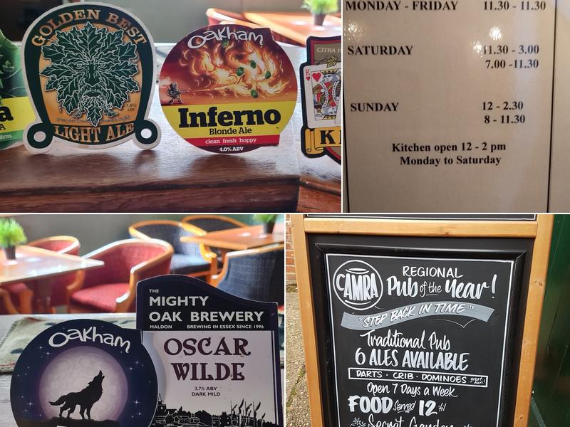 The Rose & Crown Menu