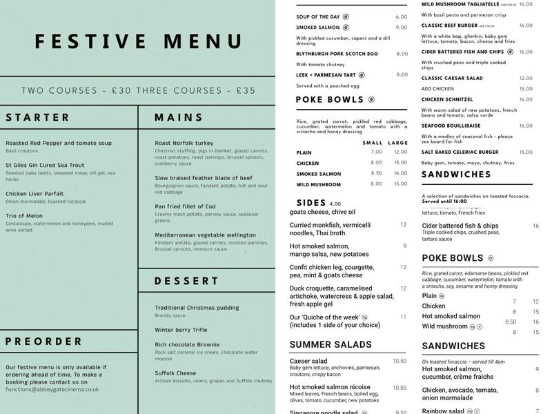 No. 4 Restaurant & Bar Menu