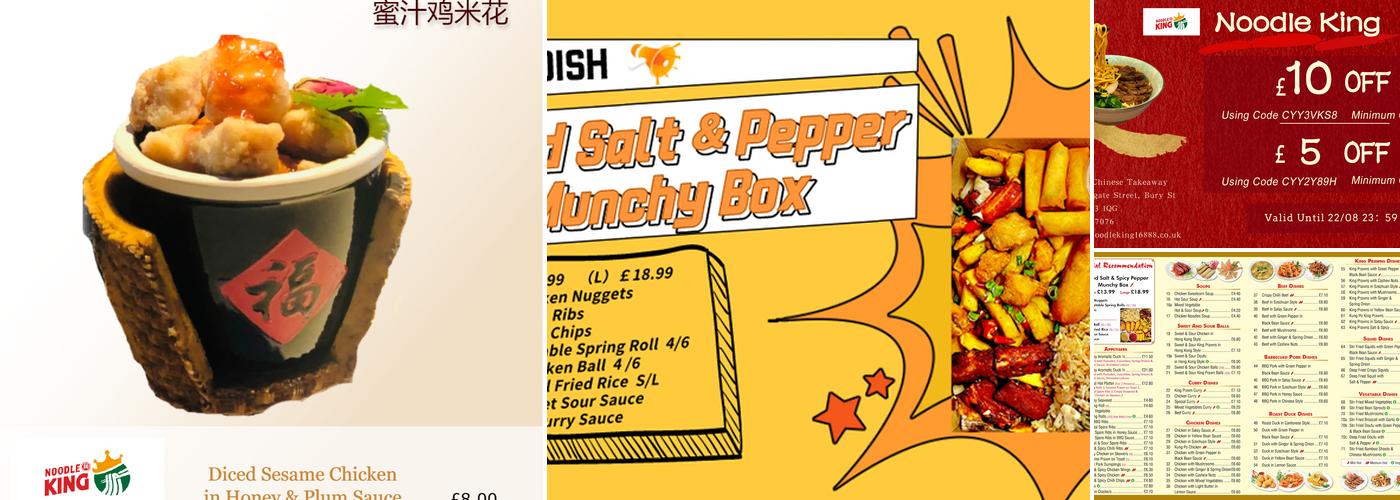 Noodle King Chinese Takeaway Menu