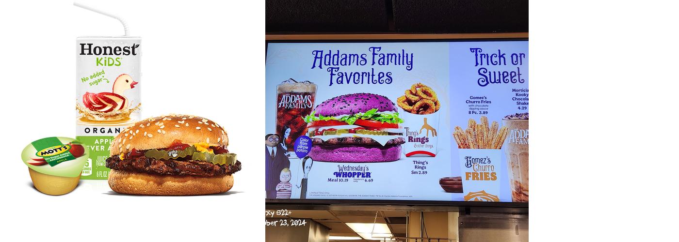 Burger King Menu