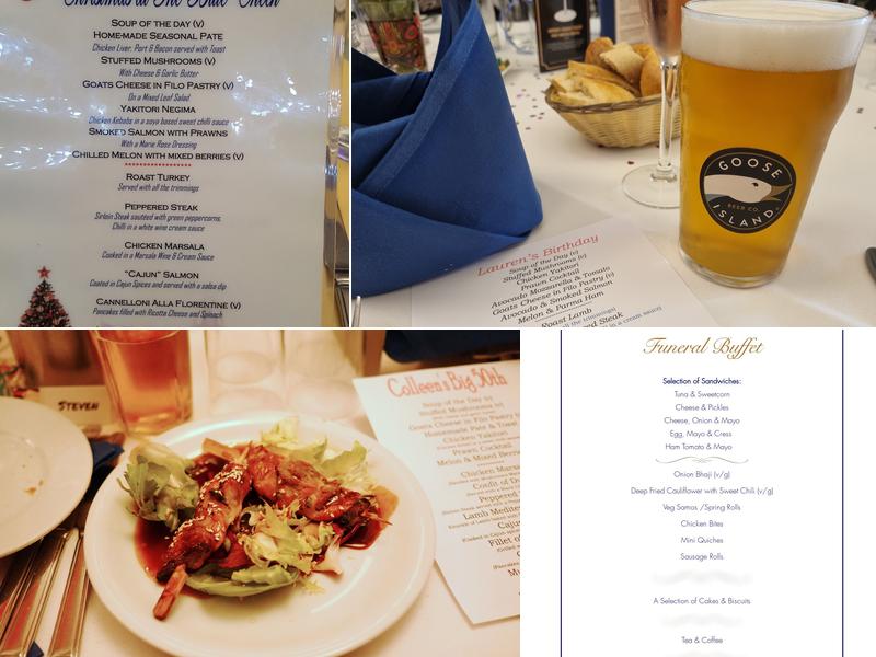 Blue Check Restaurant Menu