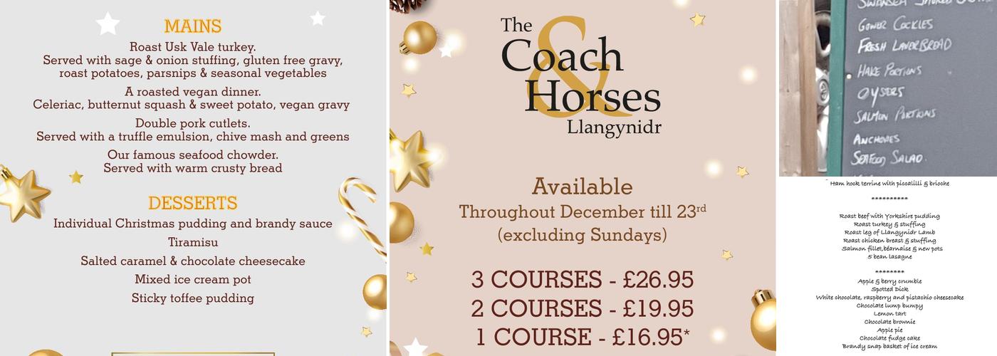 Coach & Horses Inn Menu