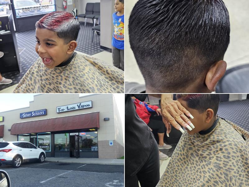 Silver Scissors Unisex Salon