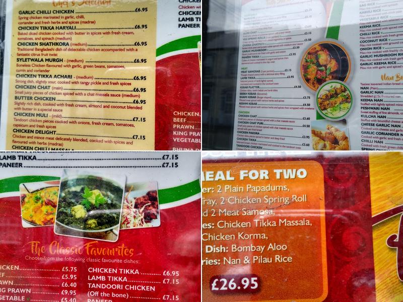 Paprika Indian Takeaway Menu