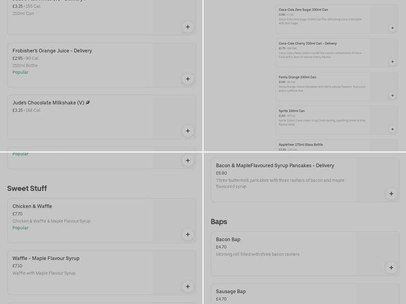 Express Takeaway Menu