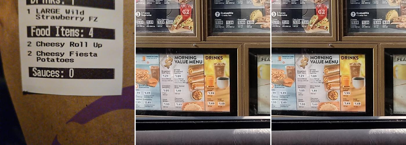 Taco Bell Menu