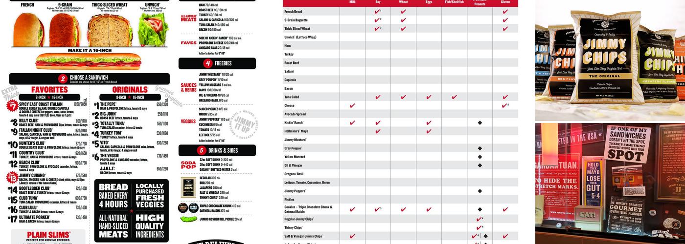 Jimmy John's Menu