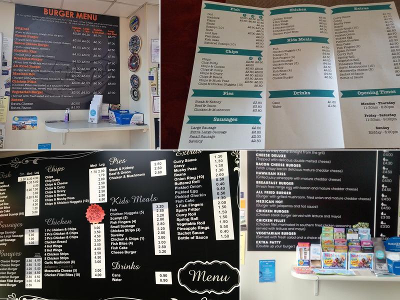 Brilliant Fish & Chips Menu
