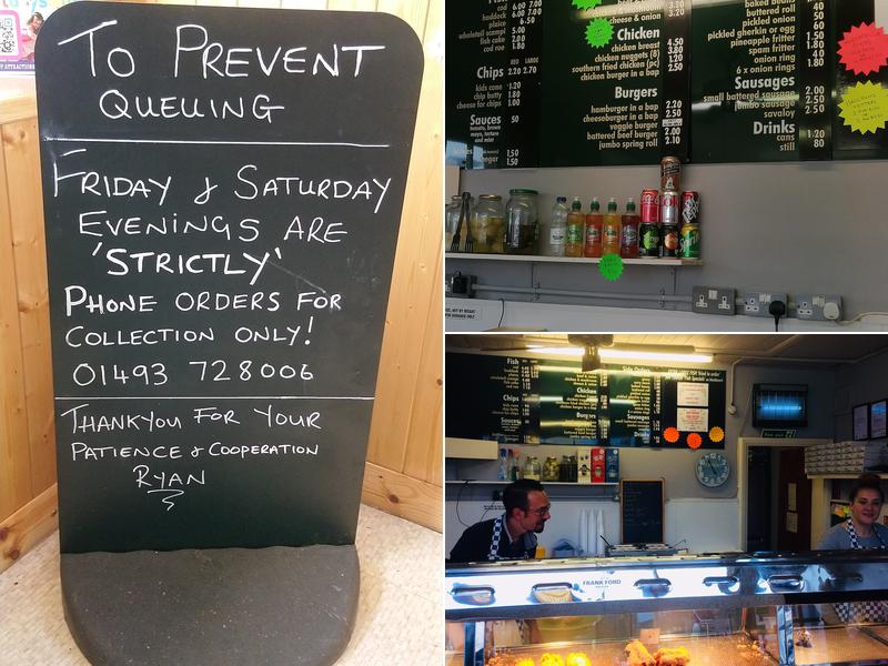 Ryan's Traditional Fish & Chips Menu