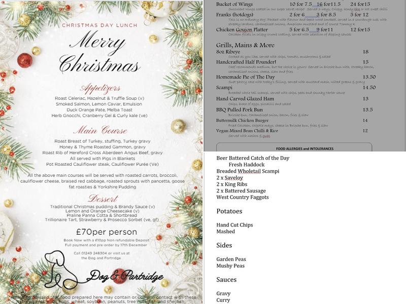 The Bug and Spider Menu