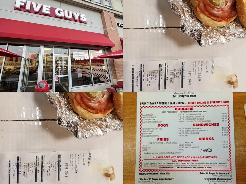 Five Guys Menu