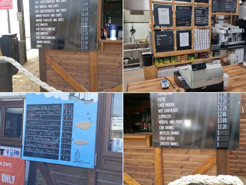 Marina Cafe Menu