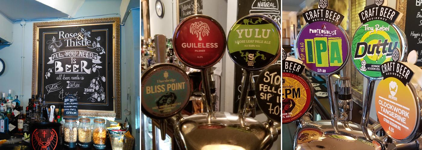 The Rose And Thistle Menu