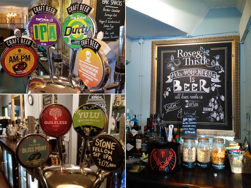 The Rose And Thistle Menu