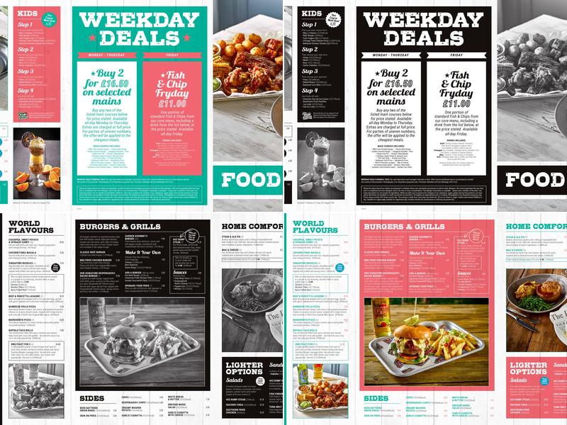 Four Horseshoes Menu