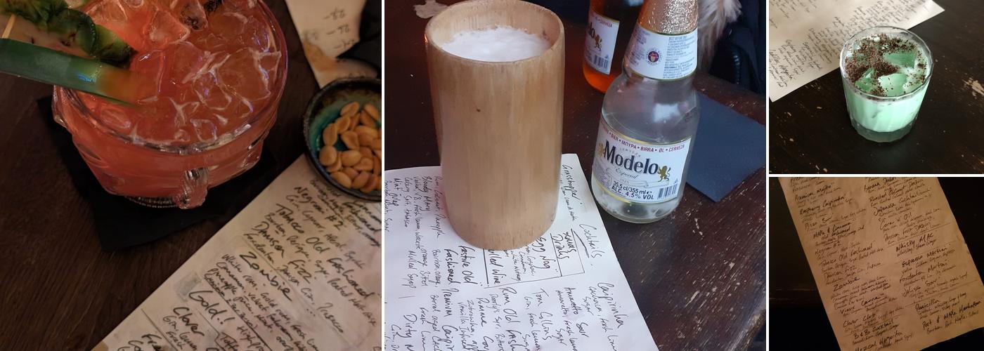 196 cocktail bar Menu