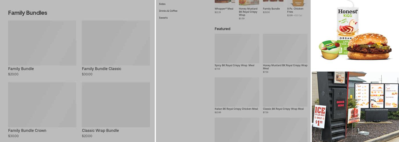 Burger King Menu