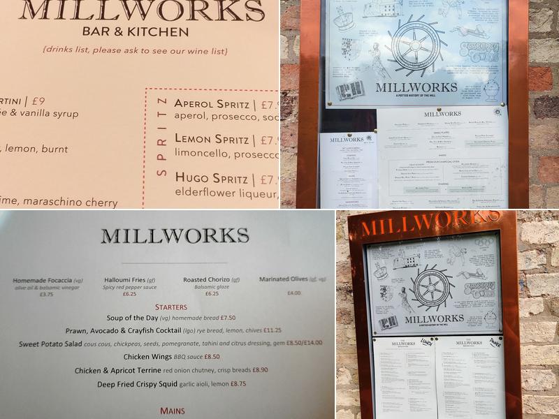 MillWorks Menu