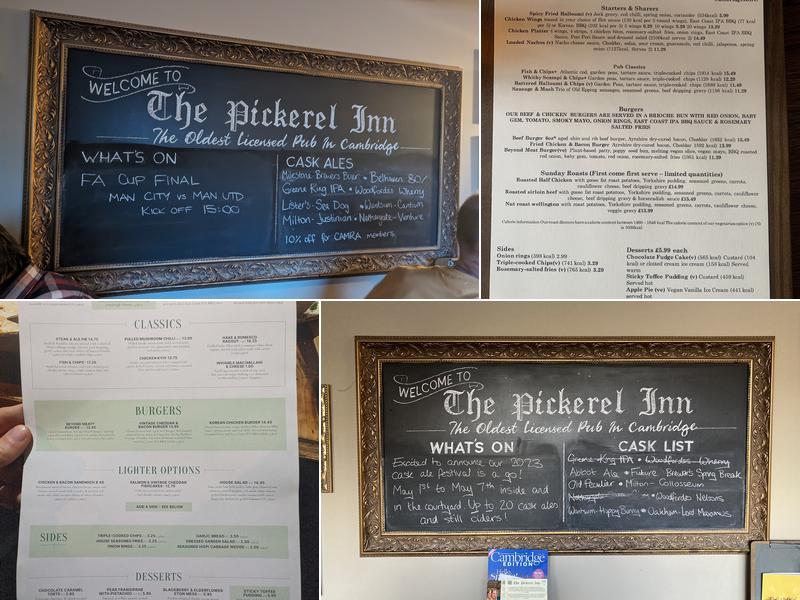 Pickerel Menu