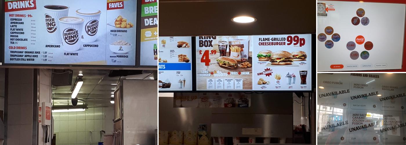 Burger King Menu