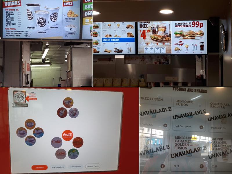 Burger King Menu