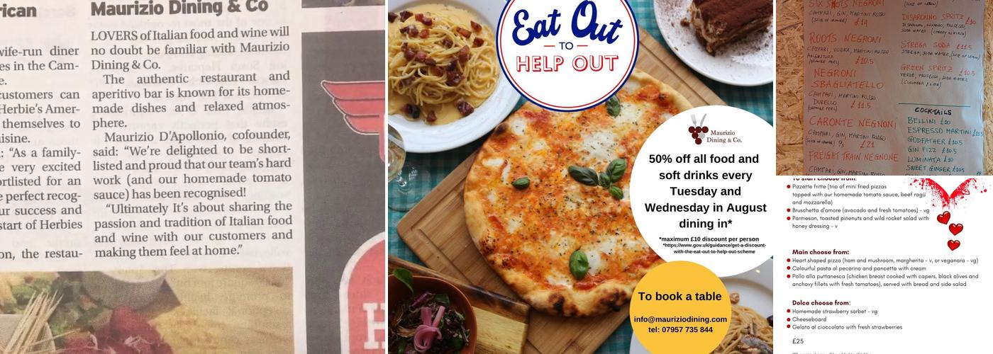 Maurizio Dining & Co. Menu