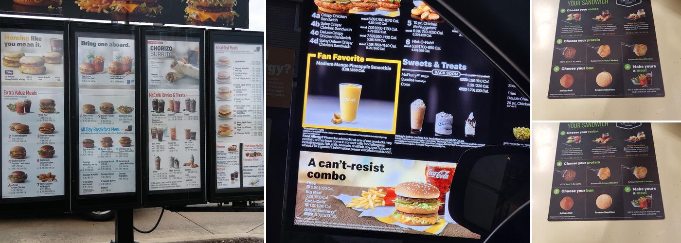 McDonald's Menu