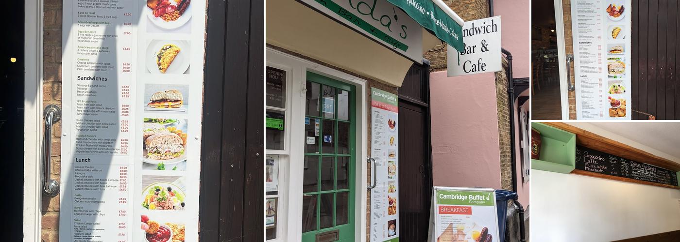 Fulbourn Coffee Shop Menu