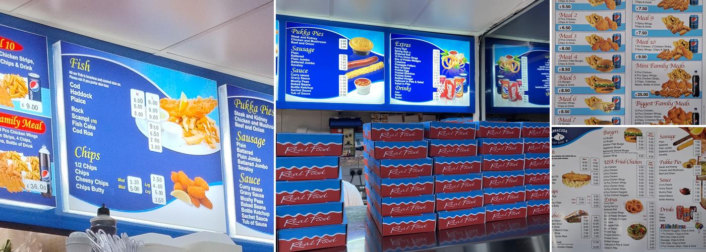 Barracuda Fish Bar Menu