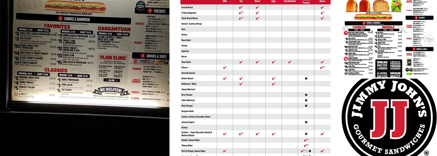 Jimmy John's Menu
