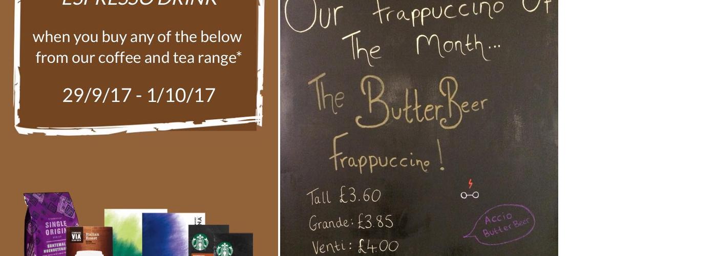 Starbucks Coffee Menu