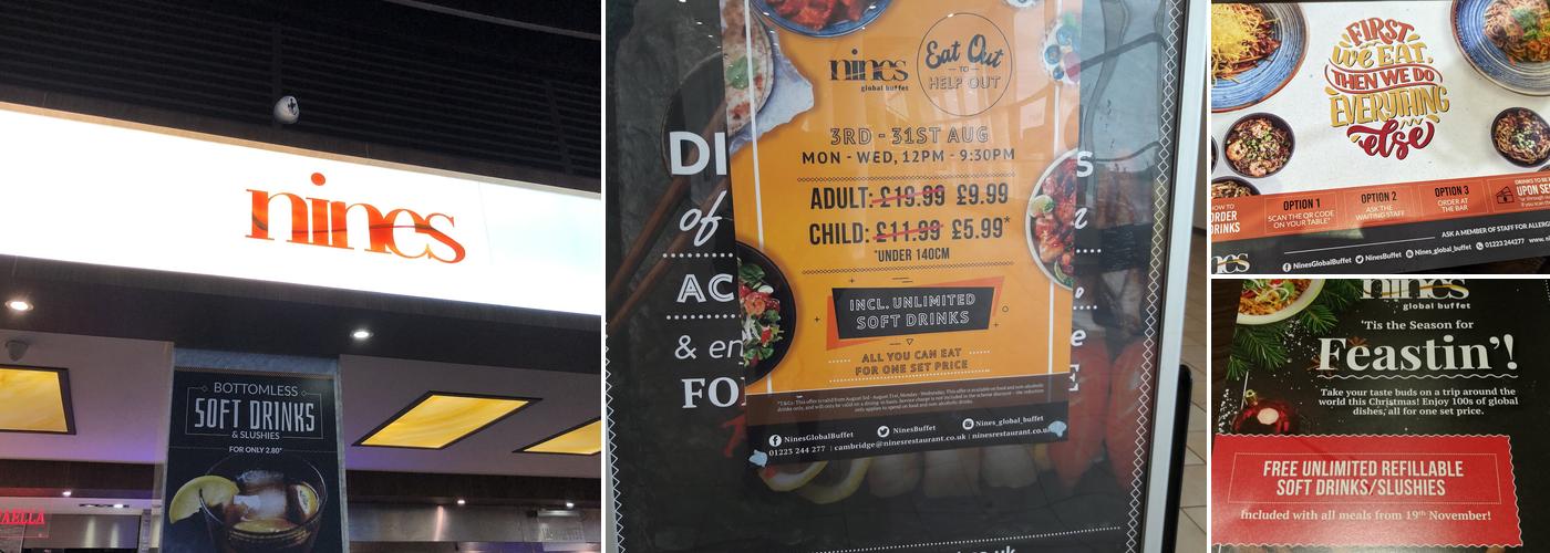 Nines Global Buffet Menu