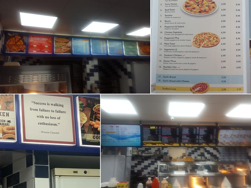 Rumbles Fish Bar Trumpington Menu