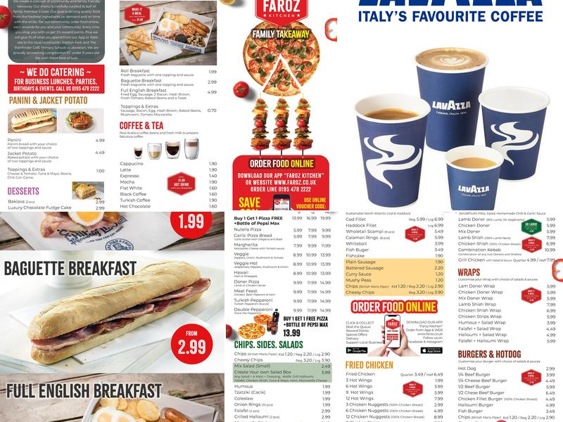 Faroz Kitchen - Longstanton Menu