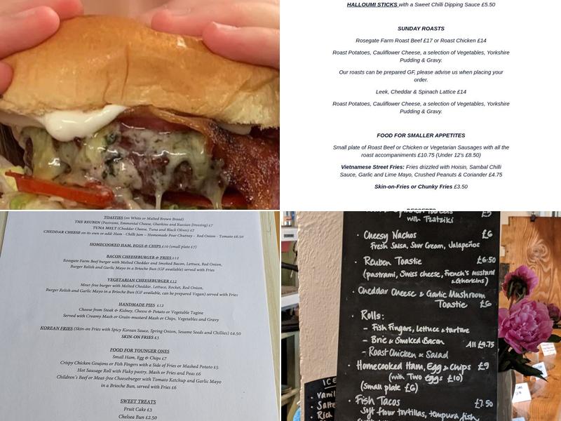 The Black Horse in Dry Drayton Menu