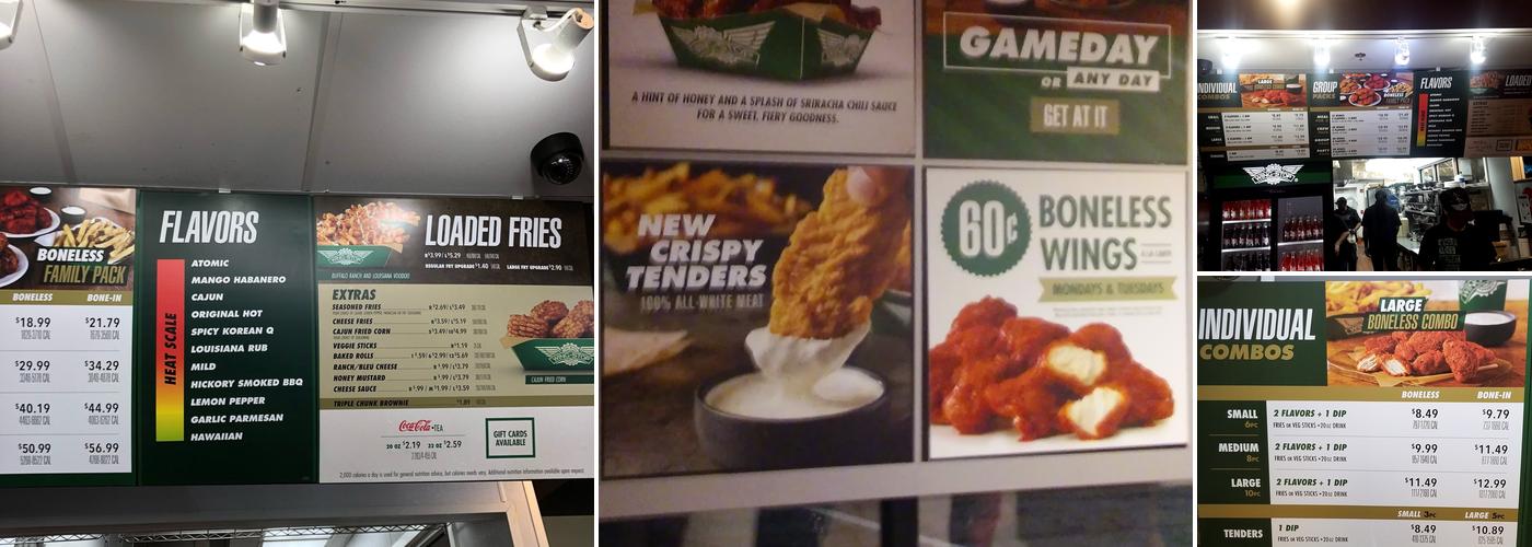 Wingstop Menu