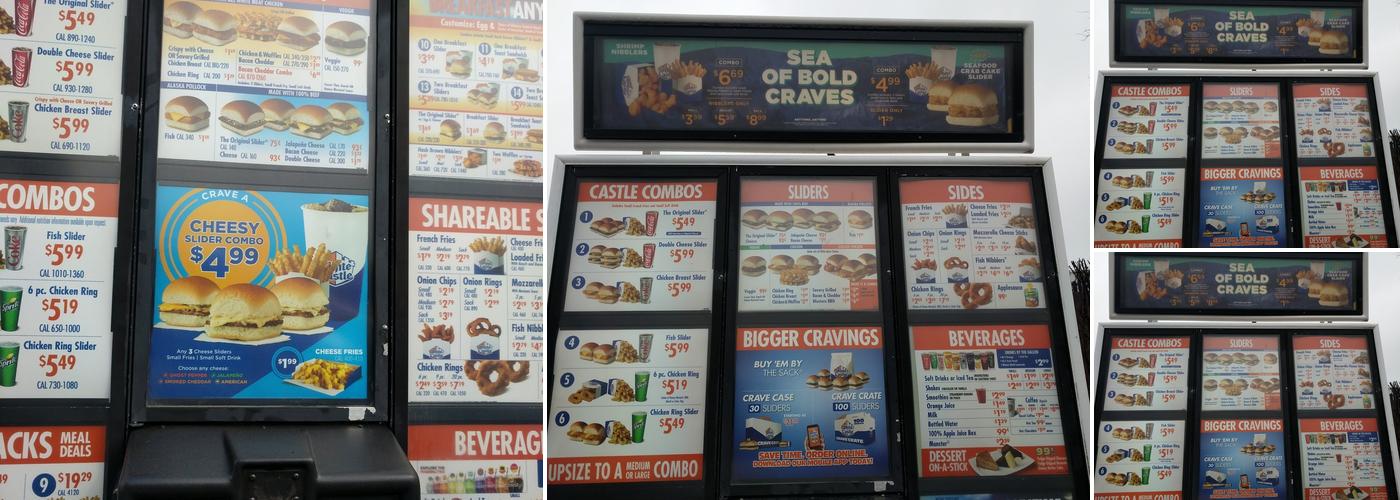 White Castle Menu
