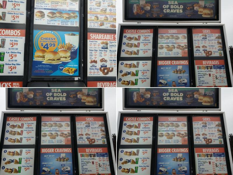 White Castle Menu