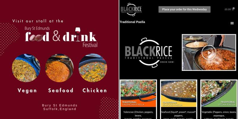 Black Rice Valencia Traditional Menu