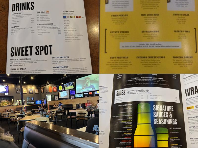 Buffalo Wild Wings Menu