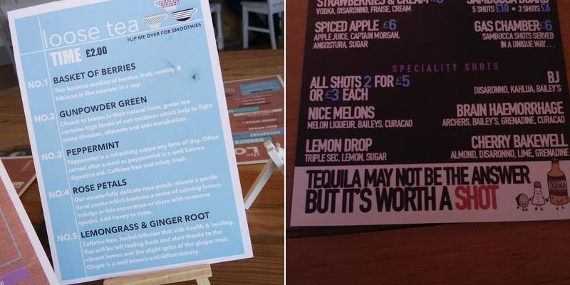 The Loft 89 Cocktail Bar Menu