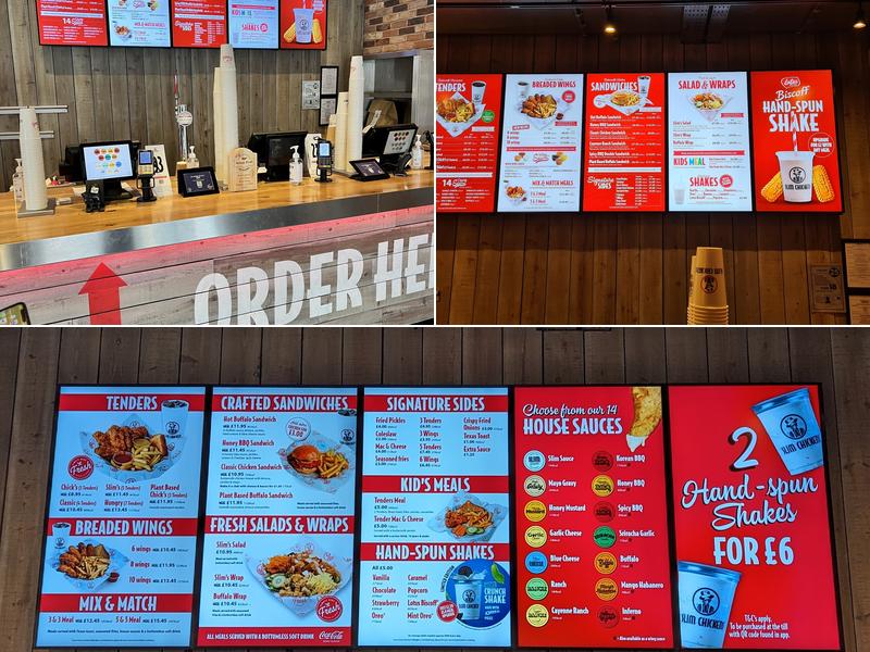 Slim Chicken Menu